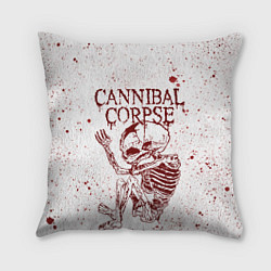 Подушка квадратная Cannibal Corpse, цвет: 3D-принт