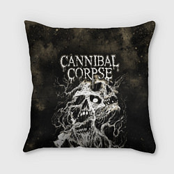 Подушка квадратная Cannibal Corpse, цвет: 3D-принт