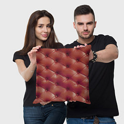 Подушка квадратная Диванчик, цвет: 3D-принт — фото 2