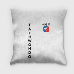 Подушка квадратная Тхэквондо Taekwondo, цвет: 3D-принт