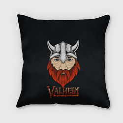Подушка квадратная Valheim викинг, цвет: 3D-принт