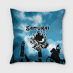 Подушка квадратная SAMURAI KING 2077, цвет: 3D-принт