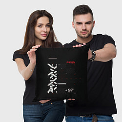 Подушка квадратная CuberPunk 2077, цвет: 3D-принт — фото 2