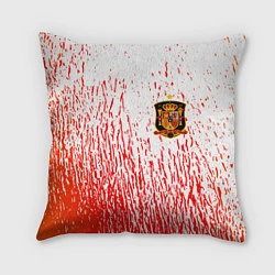 Подушка квадратная Сборная Испании, цвет: 3D-принт
