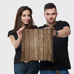 Подушка квадратная Texture Wood, цвет: 3D-принт — фото 2