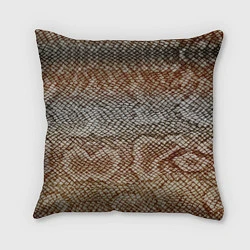 Подушка квадратная Snake skin, цвет: 3D-принт