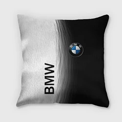 Подушка квадратная Black and White BMW