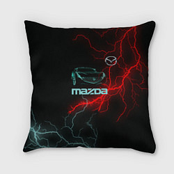 Подушка квадратная Mazda, цвет: 3D-принт