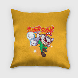 Подушка квадратная Anime Cup, цвет: 3D-принт