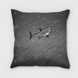 Подушка квадратная Акула, цвет: 3D-принт