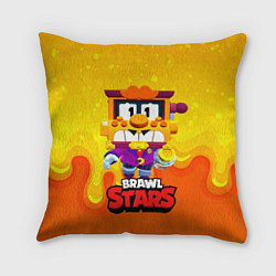 Подушка квадратная Грифф Griff Brawl Stars, цвет: 3D-принт