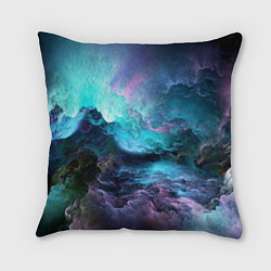 Подушка квадратная Космическое море, цвет: 3D-принт