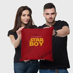 Подушка квадратная The Weeknd - Star Boy, цвет: 3D-принт — фото 2