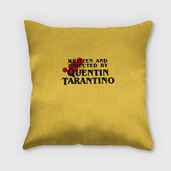 Подушка квадратная Quentin Tarantino, цвет: 3D-принт