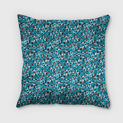 Подушка квадратная Котики, цвет: 3D-принт