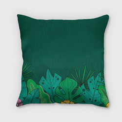 Подушка квадратная Мои джунгли, цвет: 3D-принт