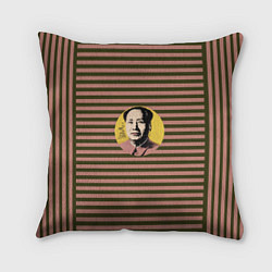 Подушка квадратная Мао Энди Уорхола, цвет: 3D-принт