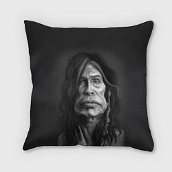 Подушка квадратная Steven Tyler AEROSMITH Z, цвет: 3D-принт