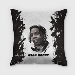 Подушка квадратная АСАП ASAP ROCKY Z, цвет: 3D-принт