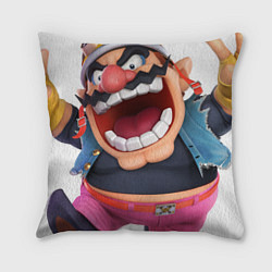 Подушка квадратная Wario, цвет: 3D-принт