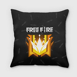 Подушка квадратная Free Fire Фри фаер, цвет: 3D-принт