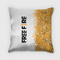 Подушка квадратная FREE FIRE Фри Фаер, цвет: 3D-принт