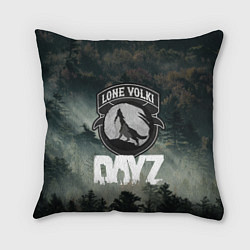 Подушка квадратная LONE VOLKI DAYZ Z, цвет: 3D-принт