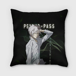 Подушка квадратная Сёго Макисима Psycho-Pass, цвет: 3D-принт