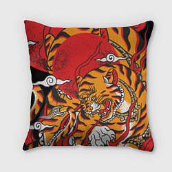 Подушка квадратная Год тигра, цвет: 3D-принт