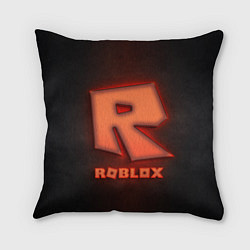 Подушка квадратная ROBLOX NEON RED, цвет: 3D-принт