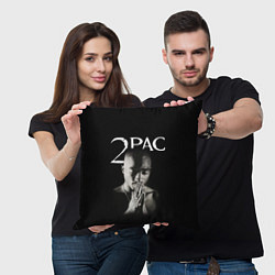 Подушка квадратная TUPAC, цвет: 3D-принт — фото 2