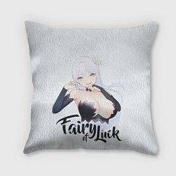 Подушка квадратная Fairy of Luck, цвет: 3D-принт