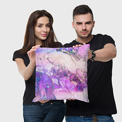 Подушка квадратная Абстракция с Золотом, цвет: 3D-принт — фото 2
