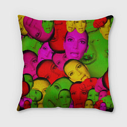 Подушка квадратная Crazy Kim Kardashian, цвет: 3D-принт