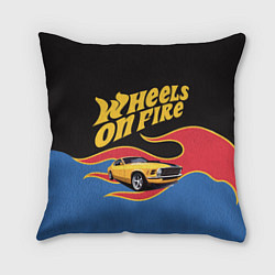 Подушка квадратная Hot Wheels Хот Вилс
