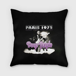 Подушка квадратная Deep Purple - Paris 1975, цвет: 3D-принт