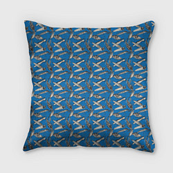 Подушка квадратная Рыболовные Приманки, цвет: 3D-принт
