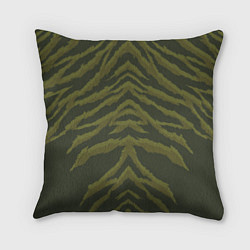 Подушка квадратная Милитари шкура тигра, цвет: 3D-принт