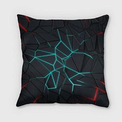 Подушка квадратная Геометрический фон, цвет: 3D-принт
