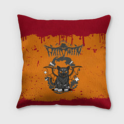 Подушка квадратная Летучая котомышь на хэллоуин, цвет: 3D-принт