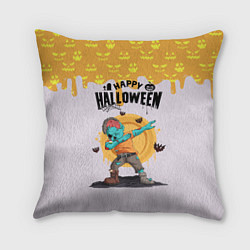 Подушка квадратная Dab zombie halloween, цвет: 3D-принт