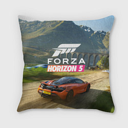 Подушка квадратная Forza Horizon 5, игра, цвет: 3D-принт