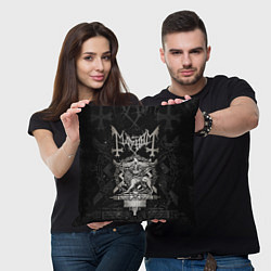 Подушка квадратная MAYHEM - A Season In Blasphemy, цвет: 3D-принт — фото 2