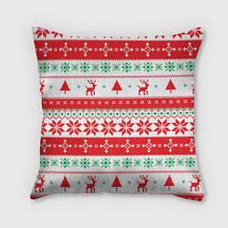Подушка квадратная Christmas Deer, цвет: 3D-принт