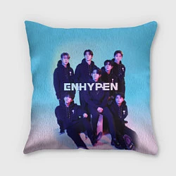 Подушка квадратная ENHYPEN: Хисын, Джей, Джейк, Сонхун, Сону, Чонвон,, цвет: 3D-принт