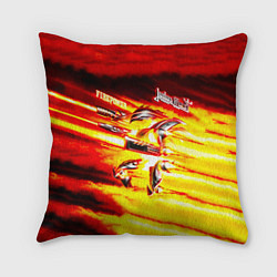 Подушка квадратная Firepower - Judas Priest, цвет: 3D-принт