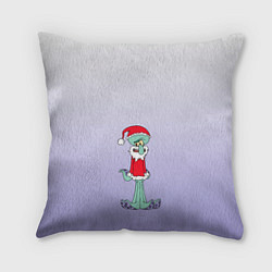 Подушка квадратная Дед Морти Санта мороз, цвет: 3D-принт