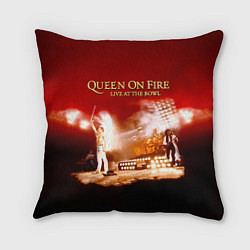 Подушка квадратная Queen on Fire - Live at the Bowl, цвет: 3D-принт