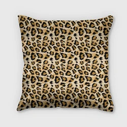 Подушка квадратная Пятна Дикого Леопарда, цвет: 3D-принт