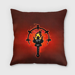 Подушка квадратная Darkest Dungeon Факел, цвет: 3D-принт
